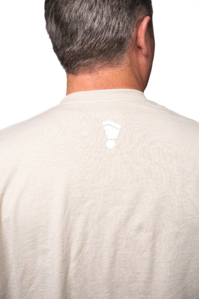 Classic Logo Box T-Shirt - Sand