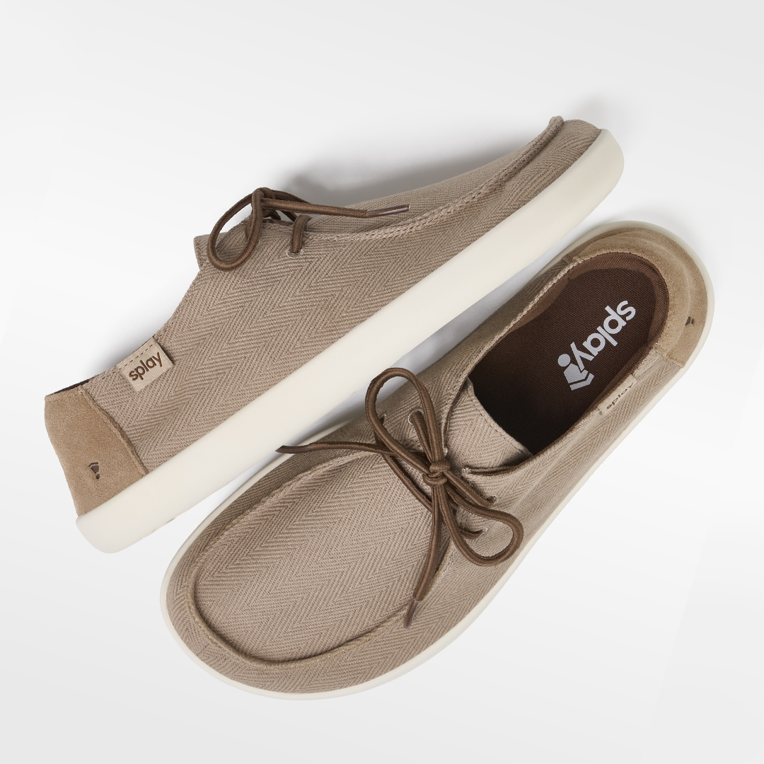 Weekender Driftwood – Hemp Slip-On Sneaker in Light Brown | Splay
