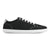 Side picture of the FREESTYLE 3 Coal, Black sneaker with white laces on a white background