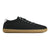 Side picture of the FREESTYLE 3 Shale, black sneaker with black laces, and brown gumsole on a white background