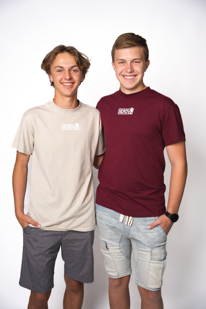 Classic Logo Box T-Shirt - Plum