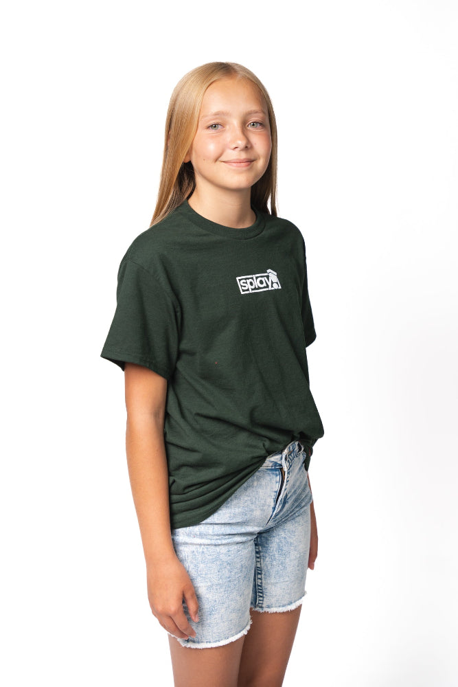 Classic Logo Box T-Shirt - Pine