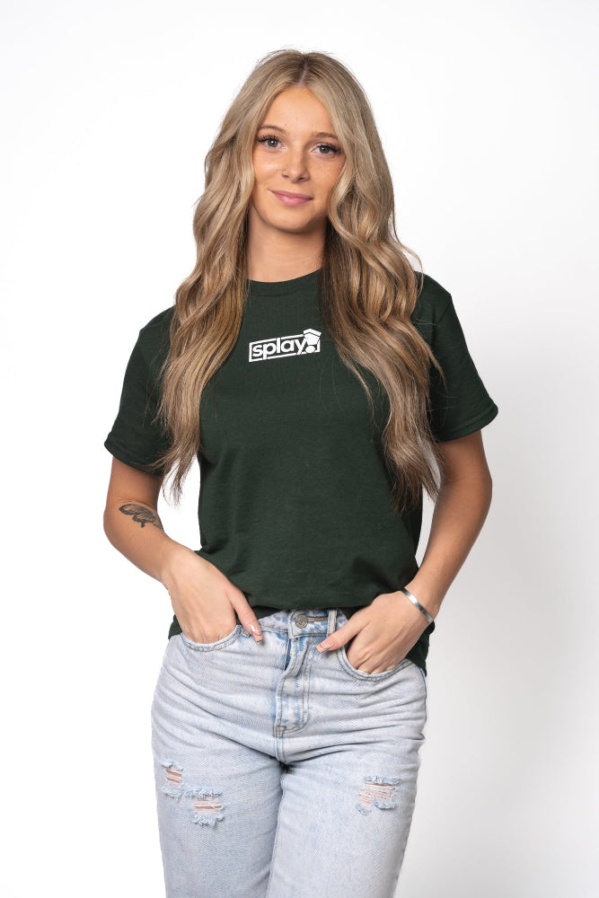 Classic Logo Box T-Shirt - Pine