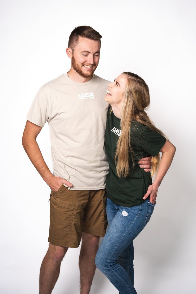 Classic Logo Box T-Shirt - Pine