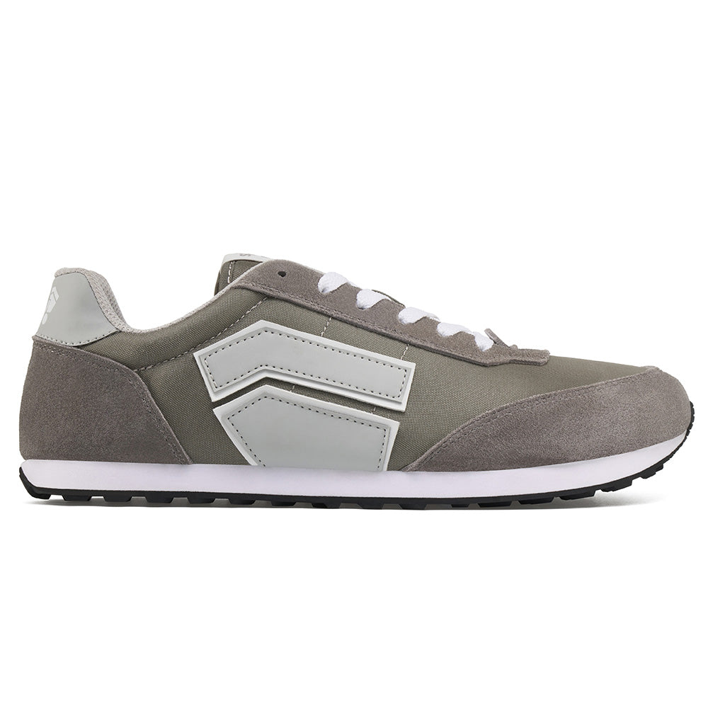RUNNER V1 Classic Grey – Barefoot Running Shoes, Wide Toe Box