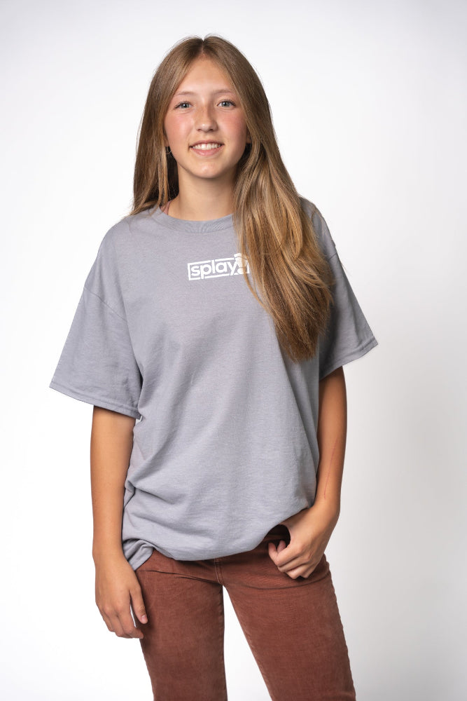 Classic Logo Box T-Shirt - Stone