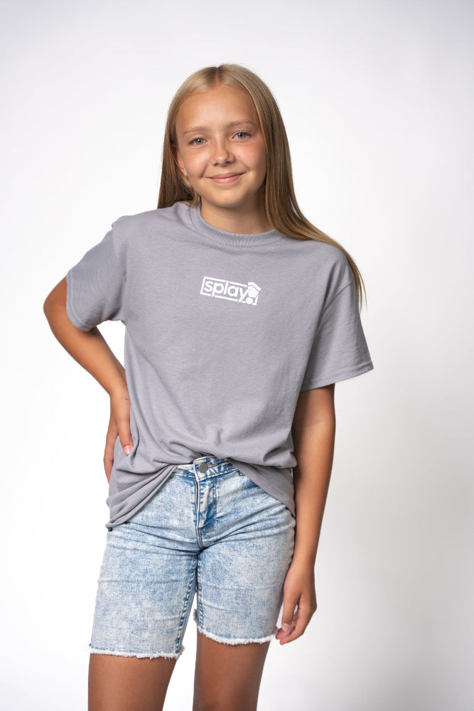 Classic Logo Box T-Shirt - Stone