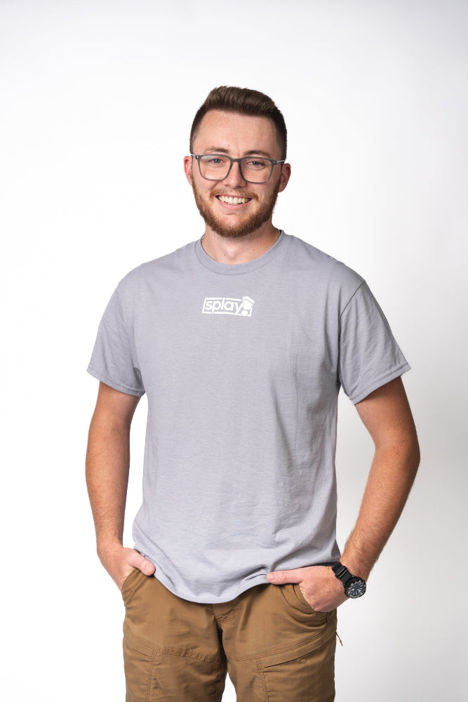 Classic Logo Box T-Shirt - Stone