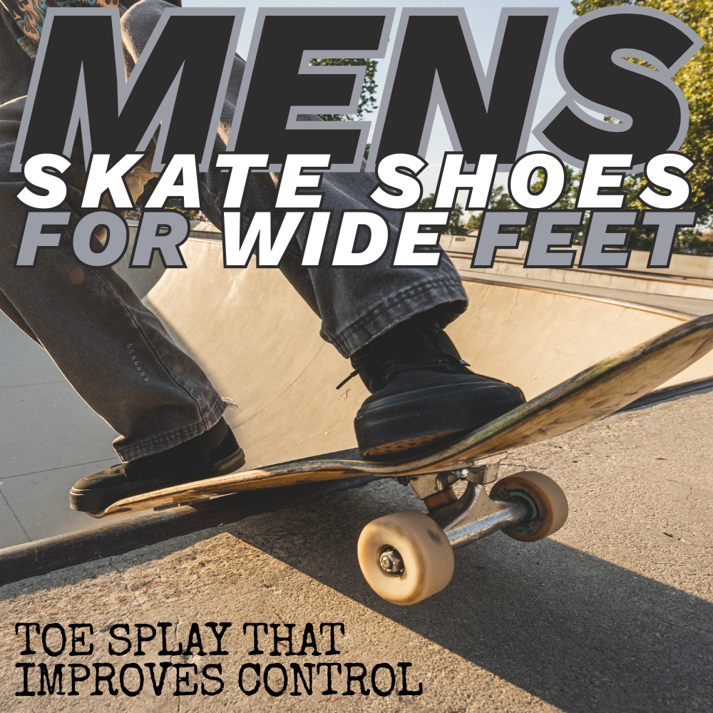 A man on a skateboard skating in a skate park in a pair of Splay REV HT Carlsbad