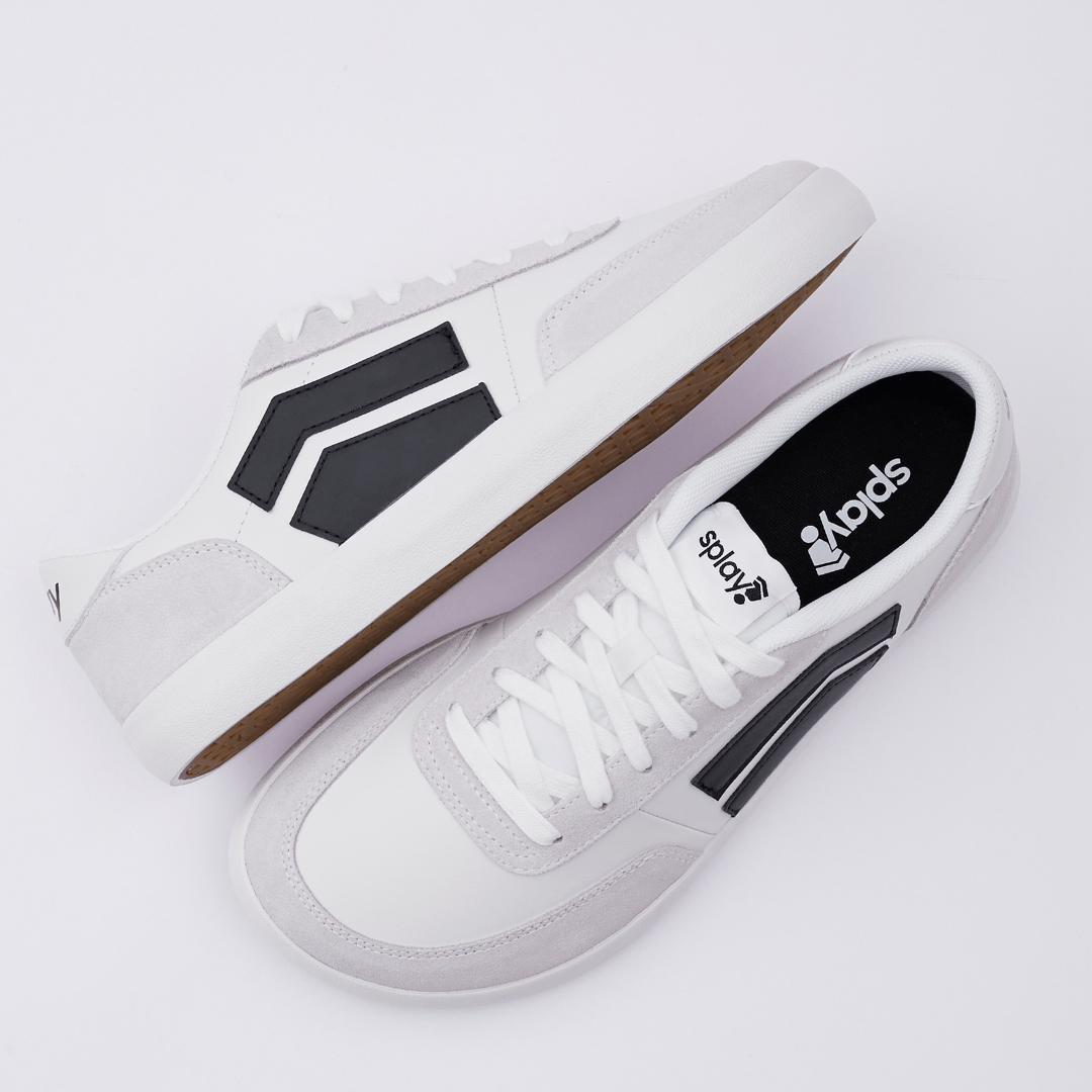 Casual Leather Barefoot Shoes - Graphite | Splay 101 Shoes – Splay Shoes