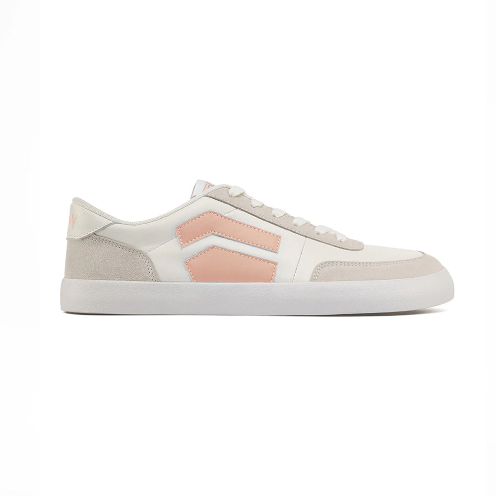 Splay 101 pink pearl shoes with roomy toe box and zero-drop sole for natural movement.
