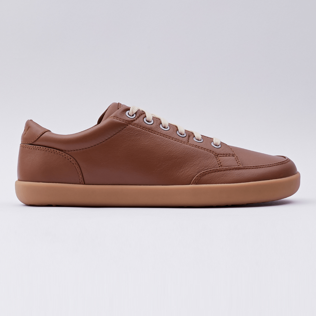 Leather FreestyleBarefoot Shoes-Chestnut | Splay Shoes