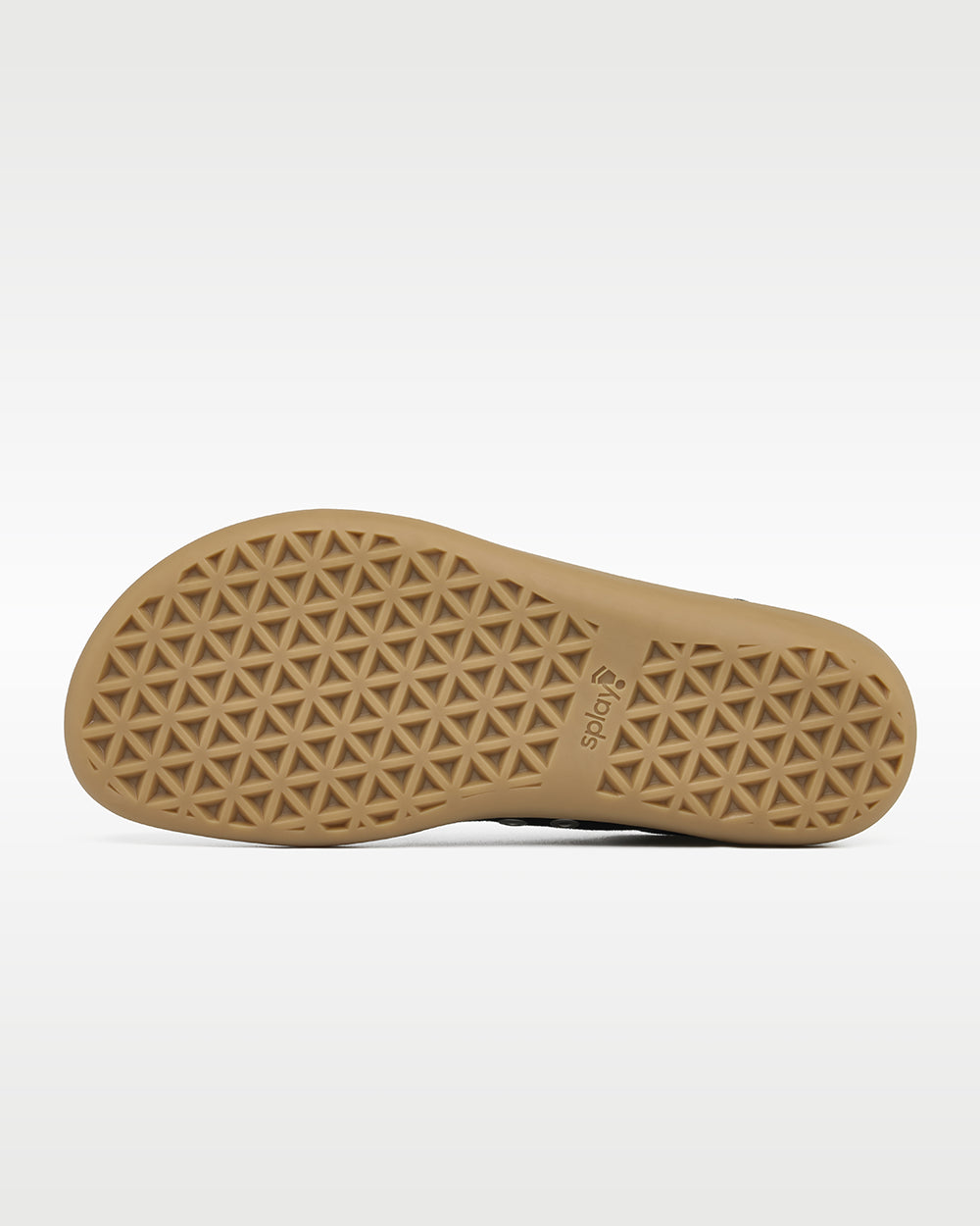 Splay Freestyle Shale barefoot shoes — minimal low-top lace-up sneaker, outsole tread of a single shoe