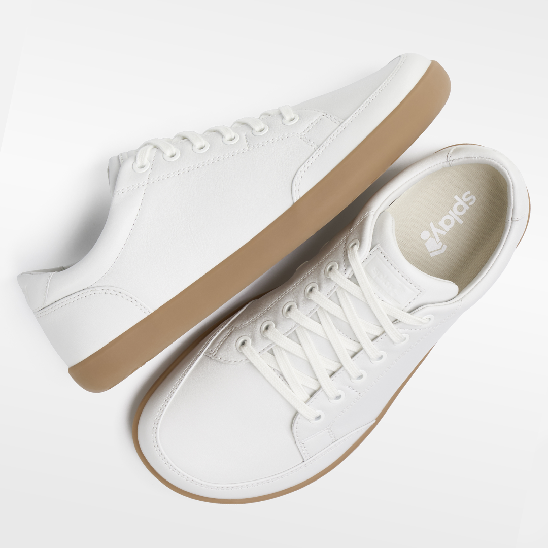 Freestyle Leather Ivory barefoot shoes with flexible comfort for everyday natural movement.