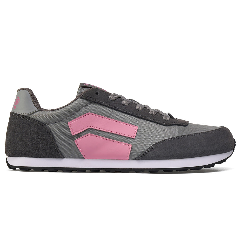 Runner V1 Varsity Pink sneakers featuring a stylish mix of pink and white with sleek design details.