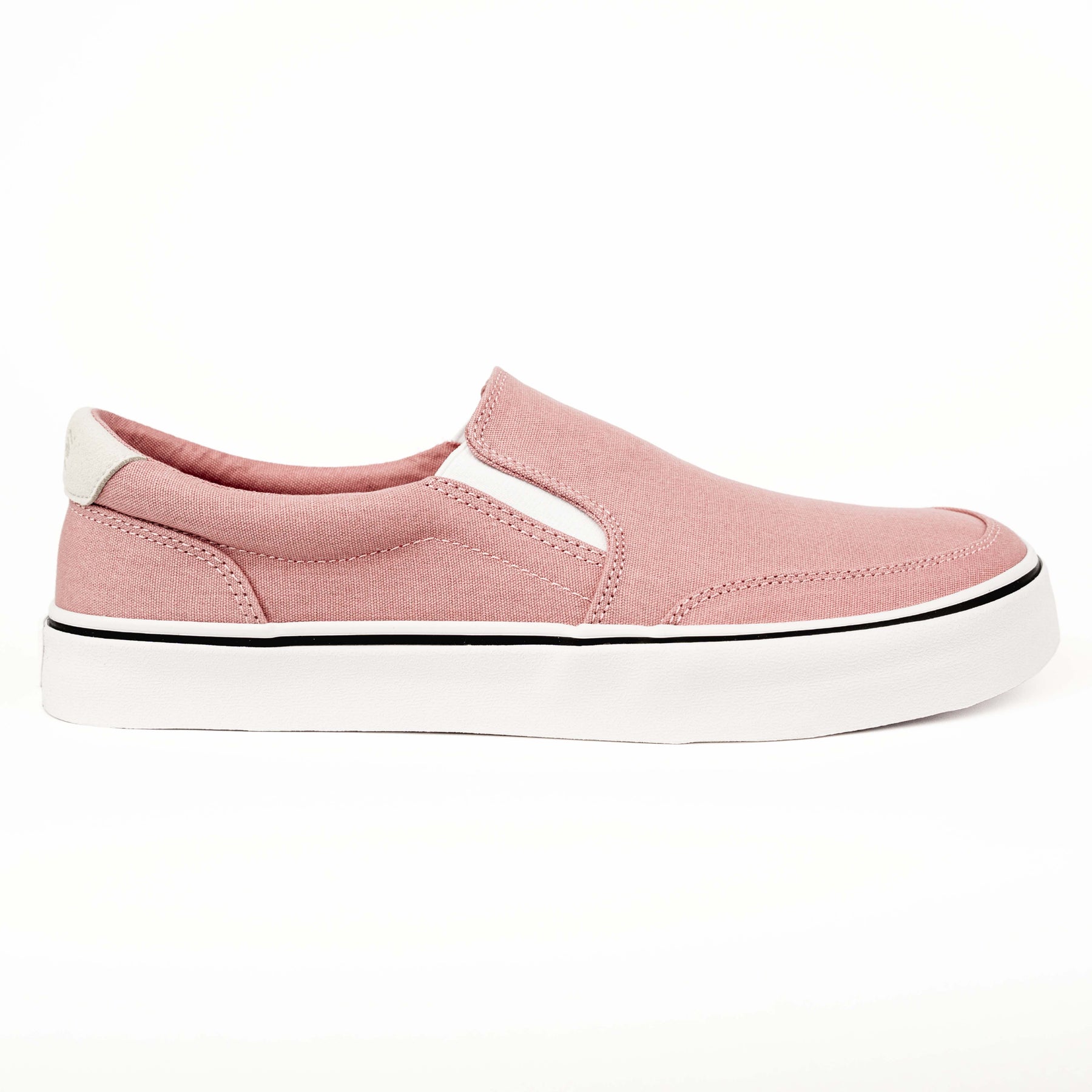 Azalea pink zero drop slip-on shoes with wide toe box and flexible sole designed for natural foot movement and travel.
