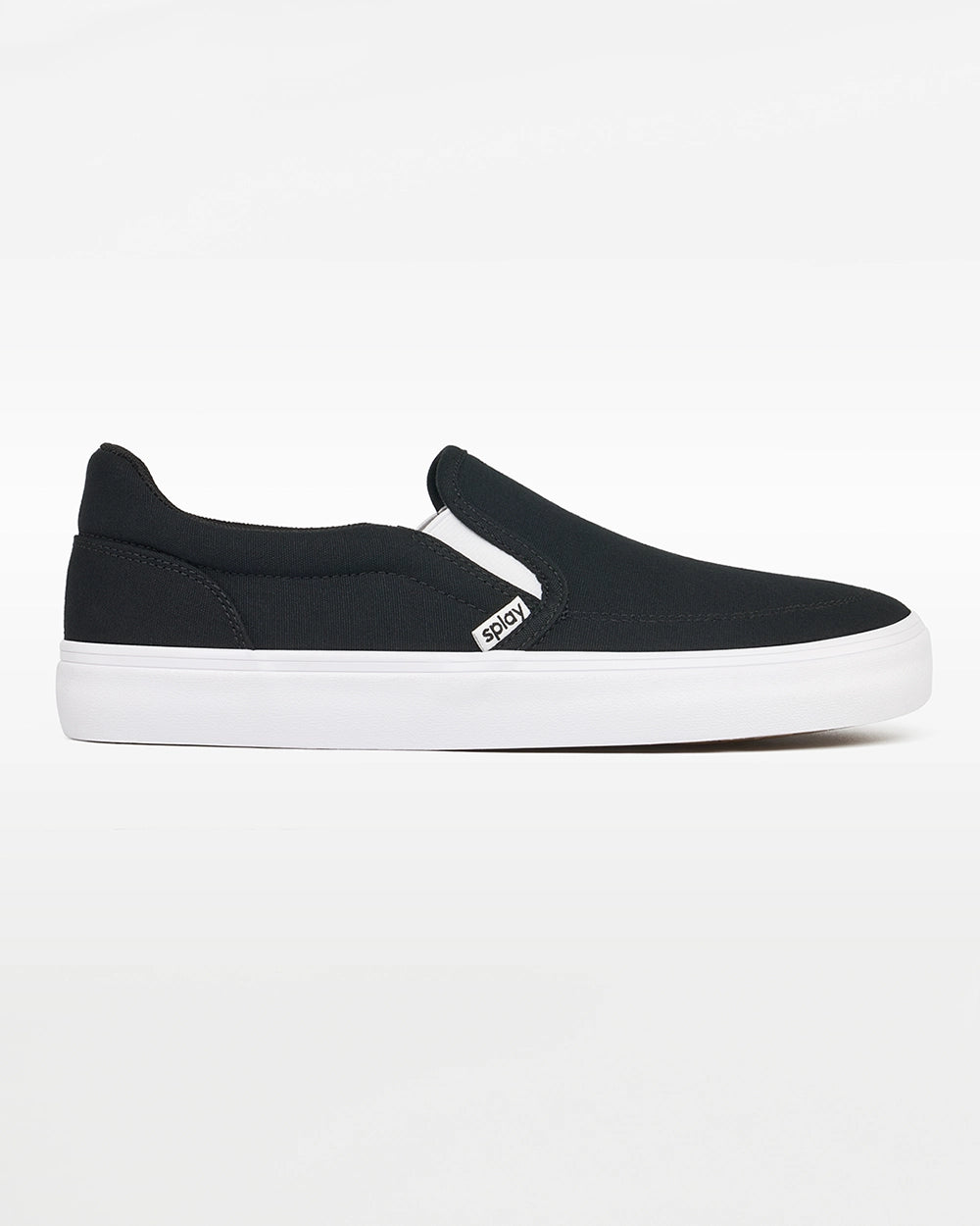 Splay REV SO Berlin black barefoot shoes, side profile