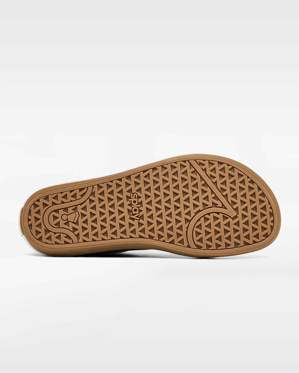 Splay REV LTS Amsterdam barefoot shoes — low-top suede skate shoe, outsole tread of a single shoe