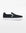 Side view of a black Splay Kids REV SO Berlin canvas barefoot slip-on shoe with a white sole.