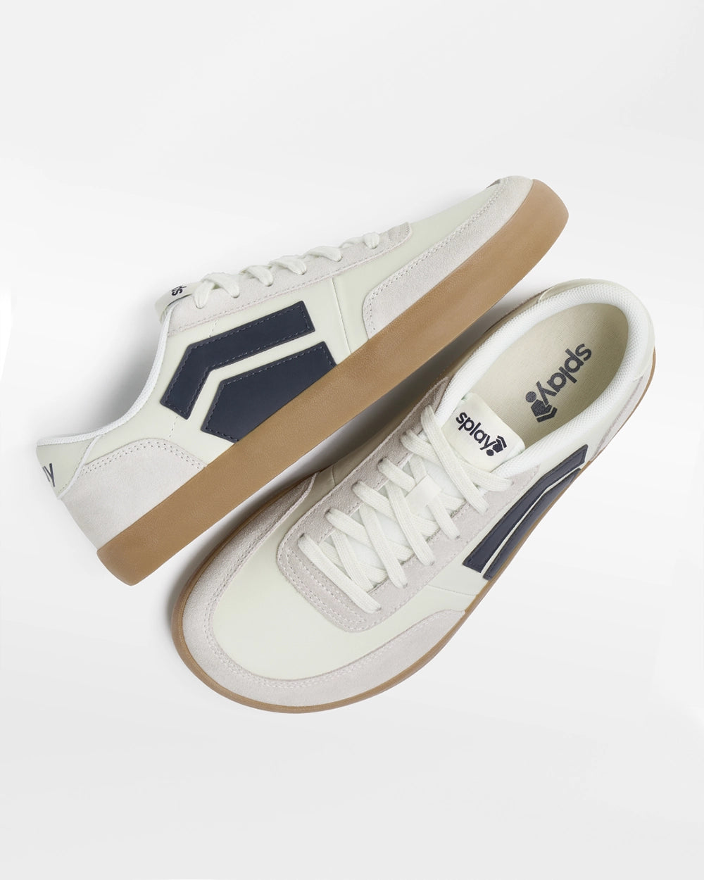 Pair of Splay 101 Blazer ’26 barefoot shoes, angled top view
