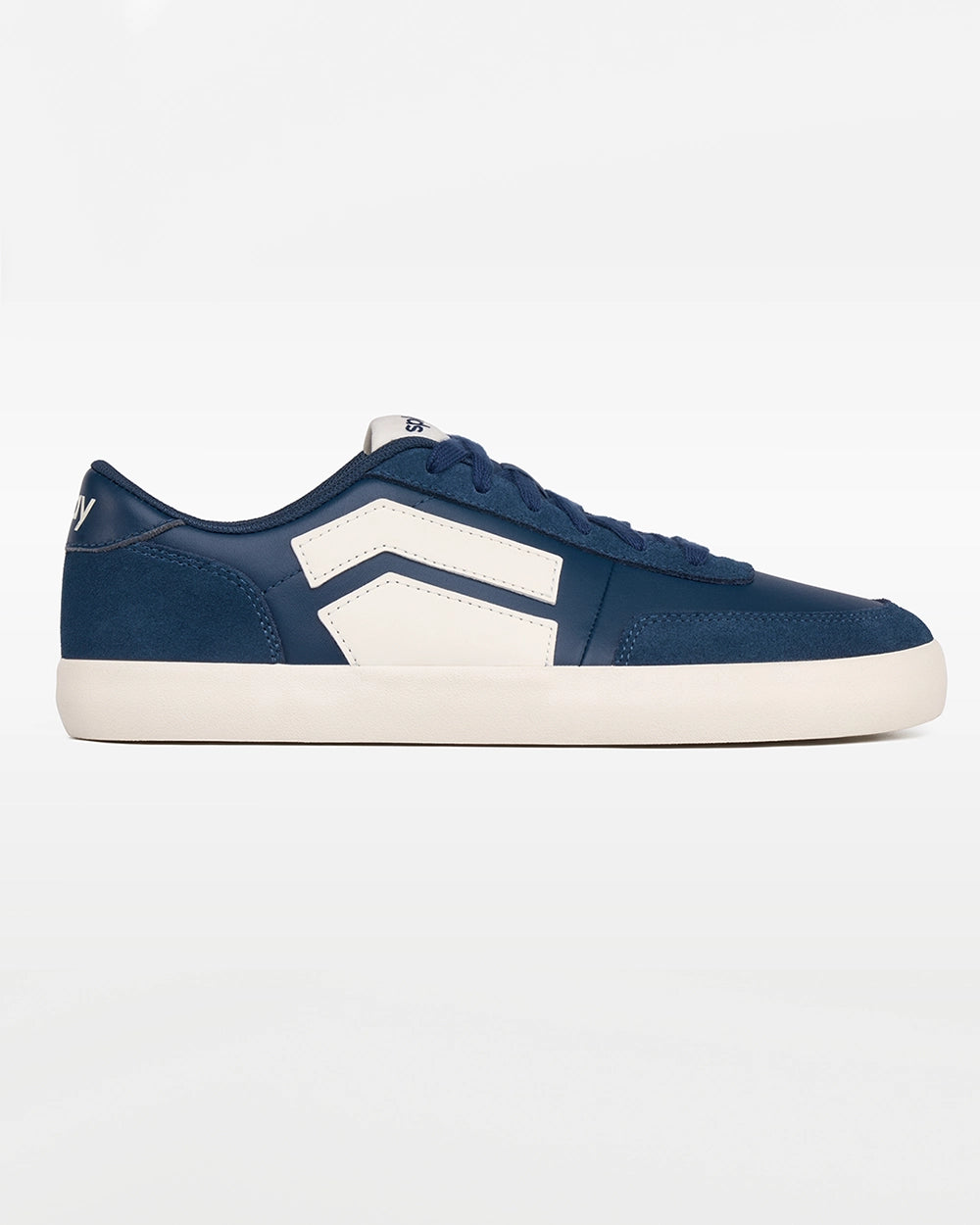 Splay 101 Oxford Blue ’26 barefoot shoes, side profile
