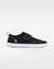 Splay Explore Kids Coal barefoot shoes — kids' low-top shoe with a hook-and-loop strap, single shoe in left-side profile