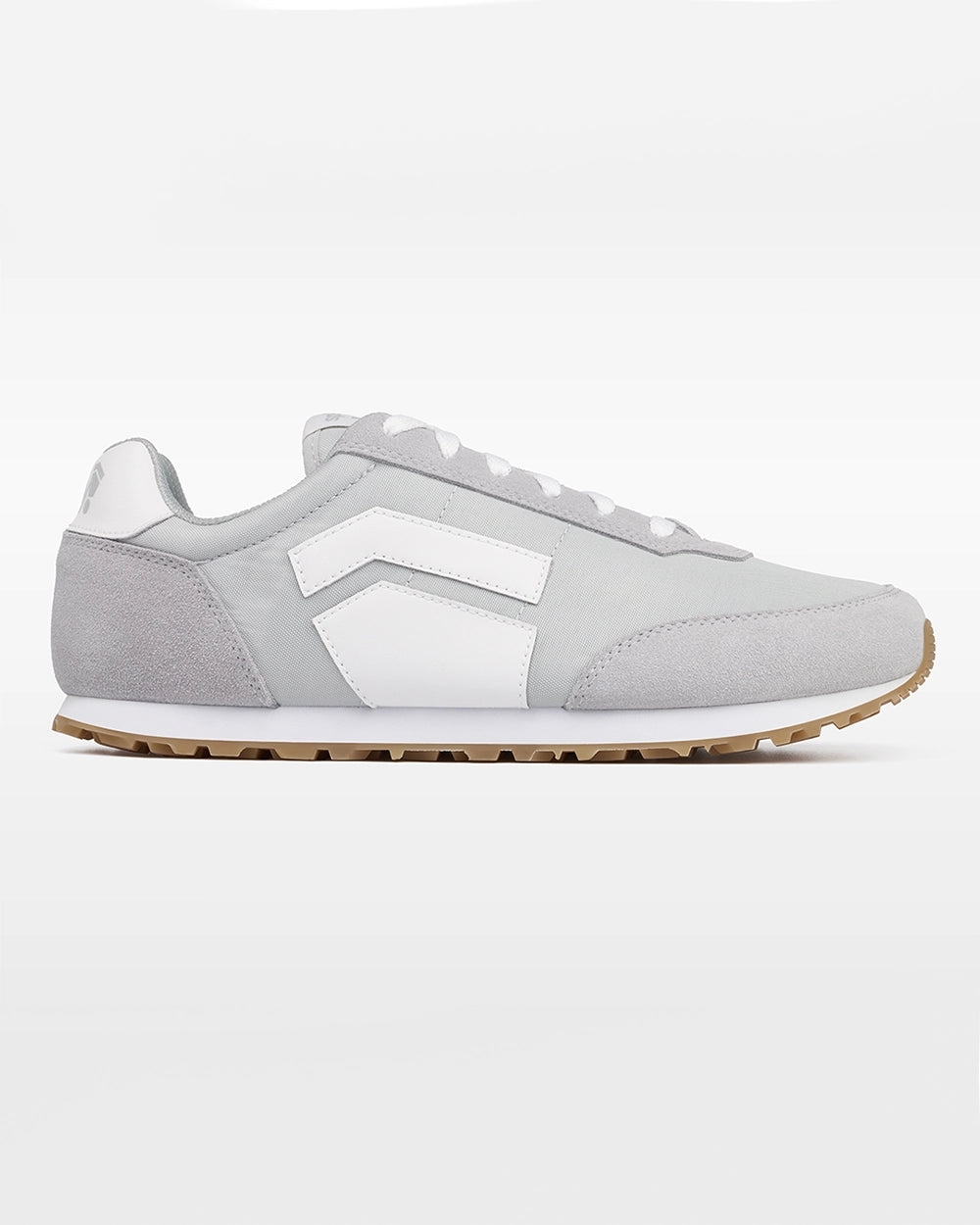 Splay RUNNER V1 Relay Grey ’26 barefoot running shoes, side profile