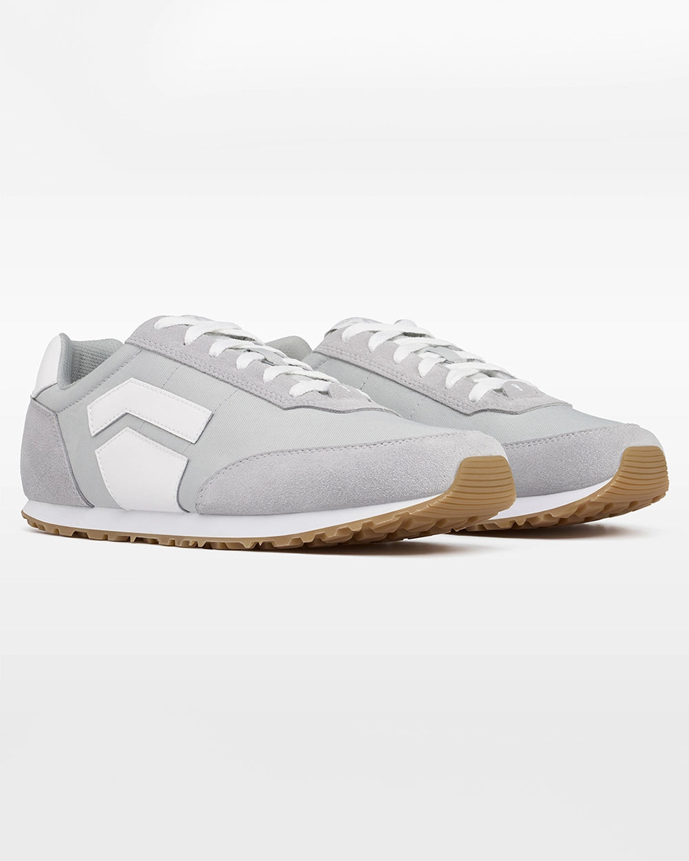 Splay RUNNER V1 Relay Grey ’26 barefoot running shoes, front three-quarter view