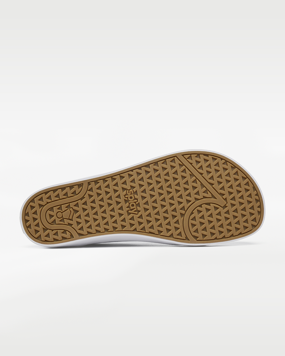 Splay REV HT Canvas Havana barefoot shoes — high-top skate shoe, outsole tread of a single shoe