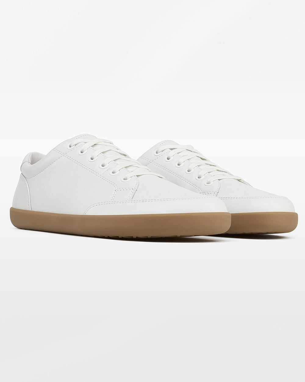 Splay FREESTYLE LEATHER Ivory barefoot shoes, front three-quarter view