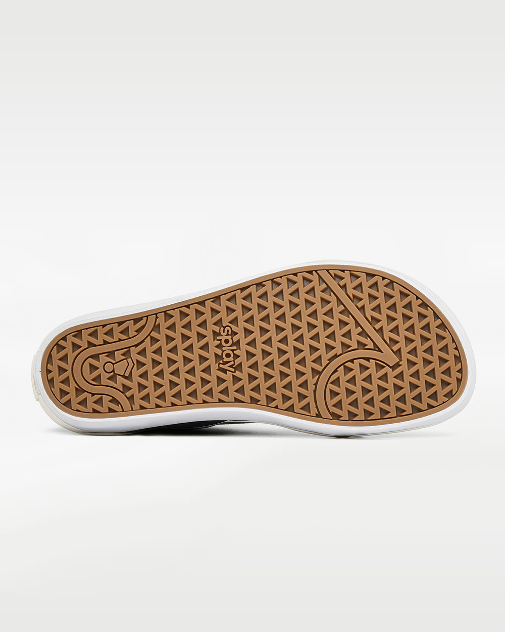 Splay REV LTS Los Angeles barefoot shoes — low-top suede skate shoe, outsole tread of a single shoe