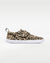 Splay Explore Kids Leopard barefoot shoes — kids' low-top shoe with a hook-and-loop strap, single shoe in left-side profile