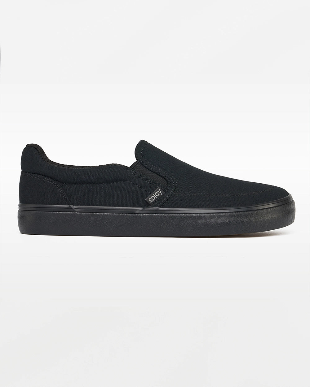 Splay REV SO New York black barefoot shoes, side profile