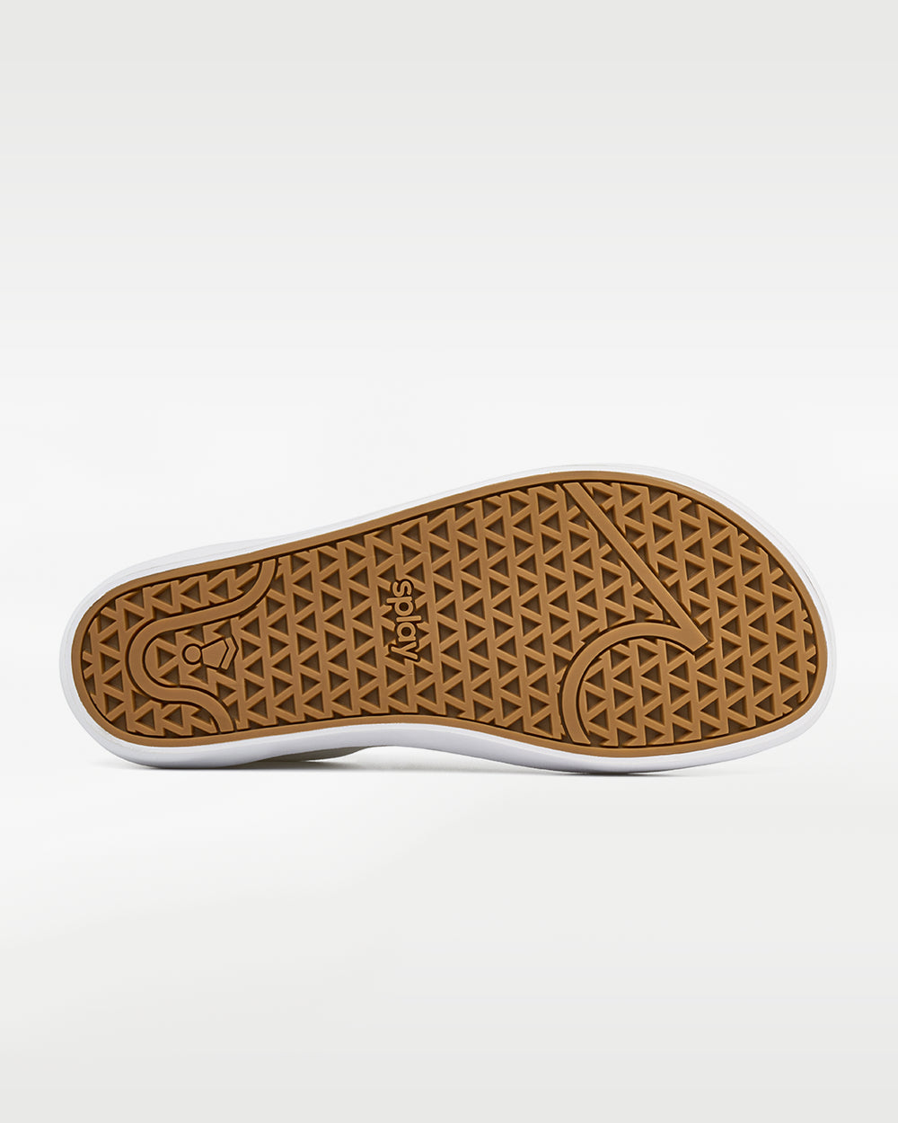 Splay REV SOS Osaka barefoot shoes — suede slip-on, outsole tread of a single shoe
