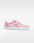 Splay Explore Kids Pink Paradise barefoot shoes — kids' low-top shoe with a hook-and-loop strap, single shoe in left-side profile