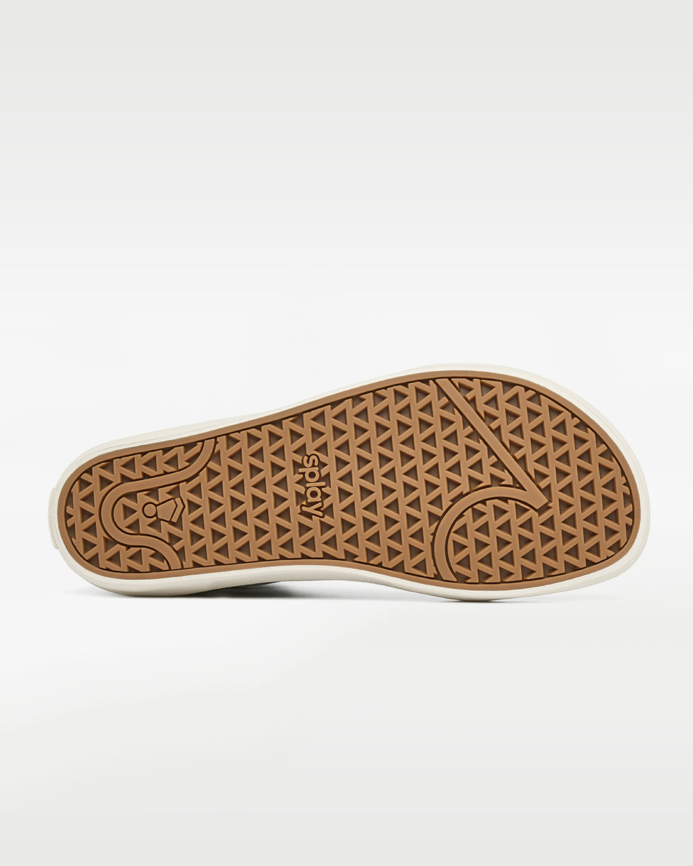 Splay REV HTS Portland barefoot shoes — high-top suede skate shoe, outsole tread of a single shoe