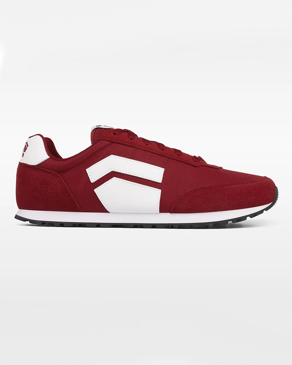 Splay RUNNER V1 Stadium Red ’26 barefoot running shoes, side profile