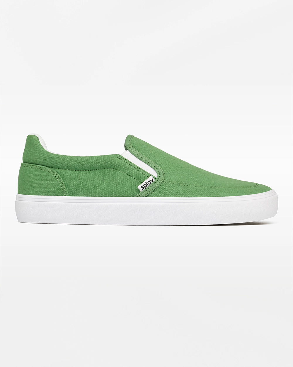 Splay REV SO Rio green barefoot shoes, side profile