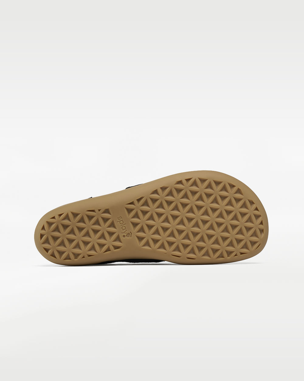 Splay Explore Kids Shale barefoot shoes — kids' low-top shoe with a hook-and-loop strap, outsole tread of a single shoe