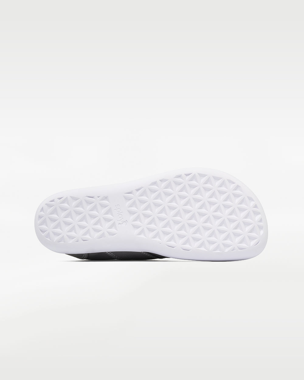 Splay Explore Kids Stone barefoot shoes — kids' low-top shoe with a hook-and-loop strap, outsole tread of a single shoe