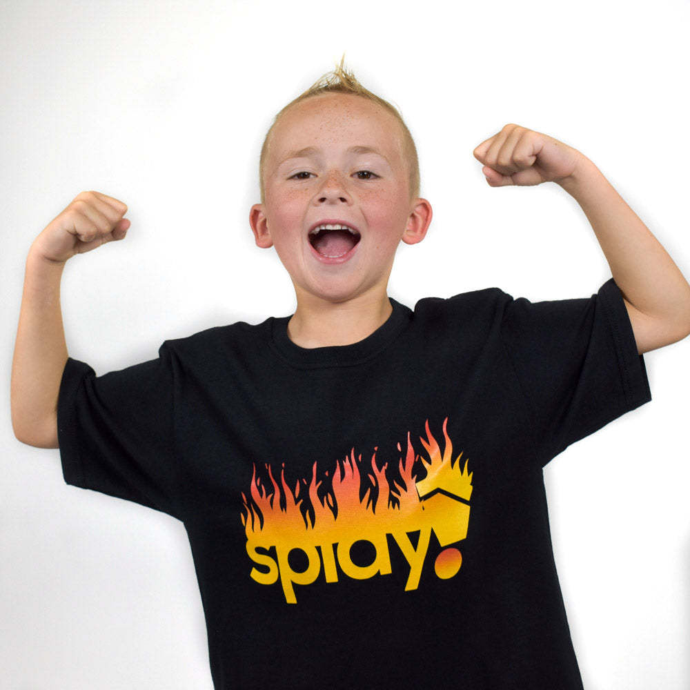 Kids' SPLAY Fire T-Shirt