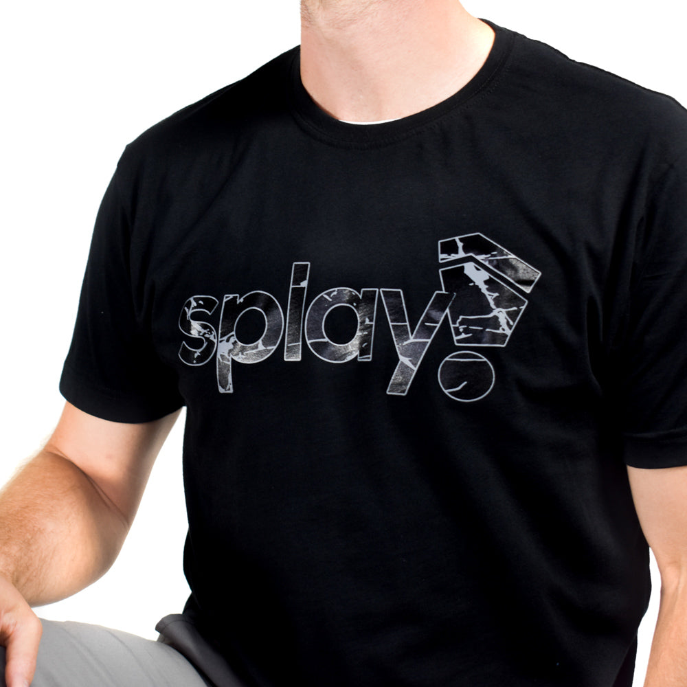Men's SPLAY Black Camo T-Shirt